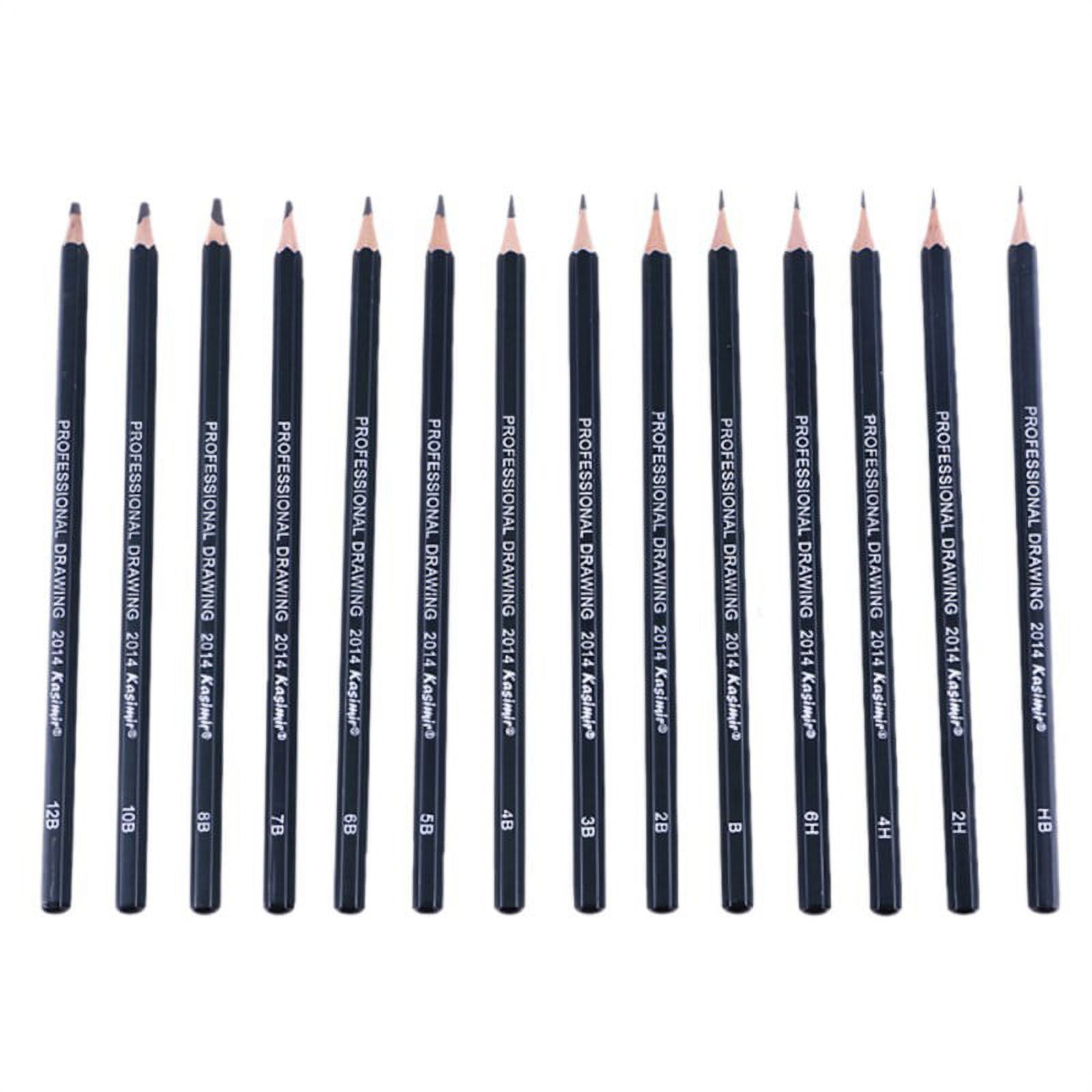 Drawing Pencils 14pcs/set 12B 10B 8B 7B 6B 5B 4B 3B 2B B HB 2H 4H 6H  Graphite Sketching Pencils Professional Sketch Pencils Set for Drawing 